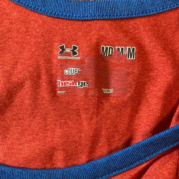 Under Armour Heatgear Men’s Red and Blue Tank Top - Picture 4 of 4